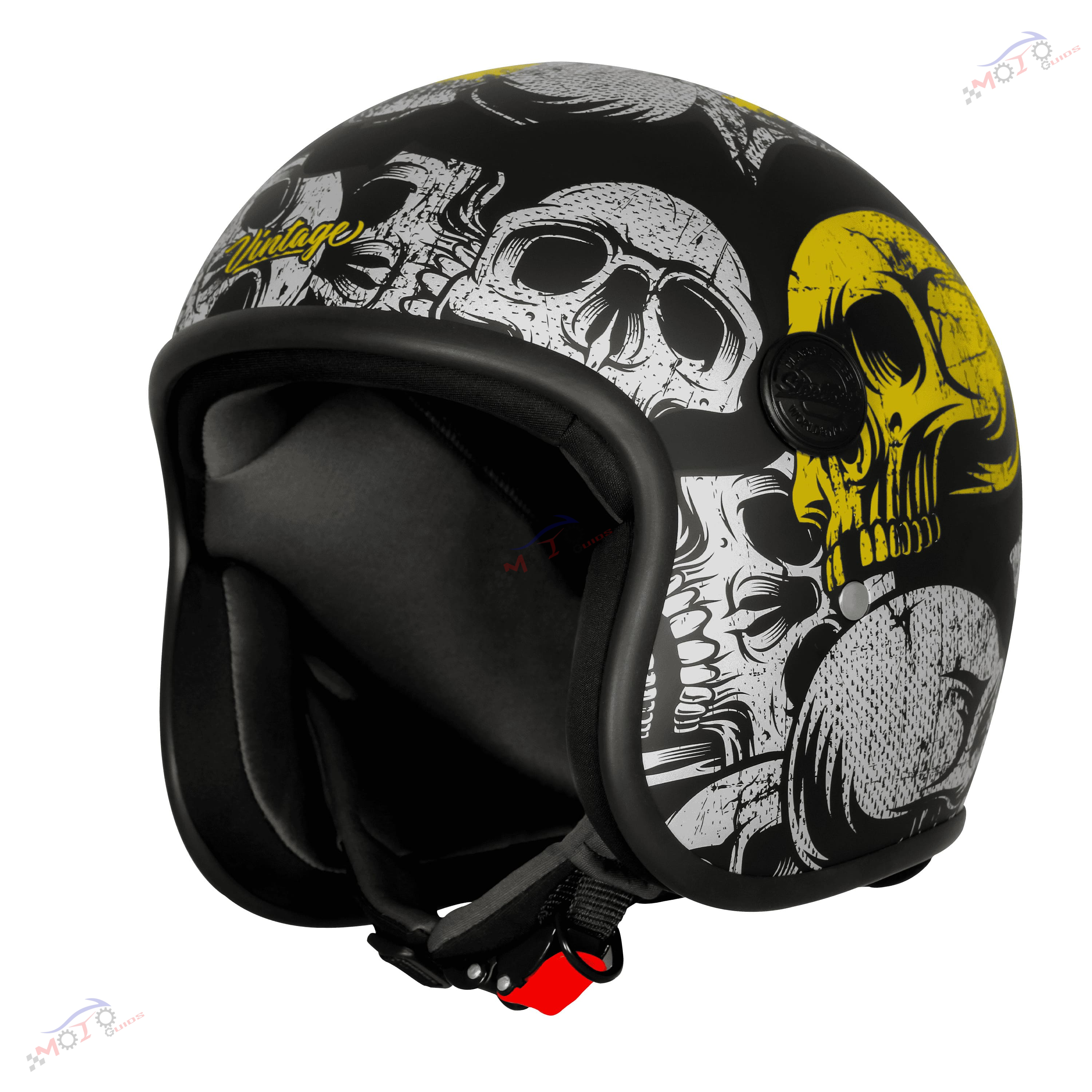 SBH-55 VINTAGE SKULL WITHOUT VISOR
